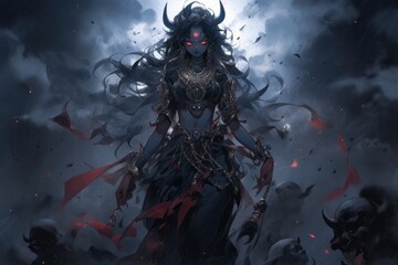 goddess Kali - obrazy, fototapety, plakaty