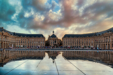 Bordeaux, center of the famous wine region, is a port city on the Garonne River in southwestern...