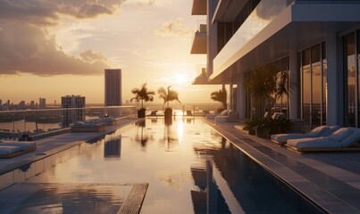 Obraz premium A modern penthouse