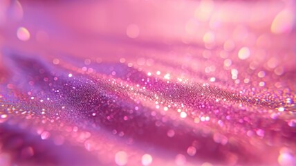 The abstract picture of the glittering pink particle that has been captured but it has blurred background with sparkling dust and shiny bright effect that has been filled in this pink picture. AIGX01.