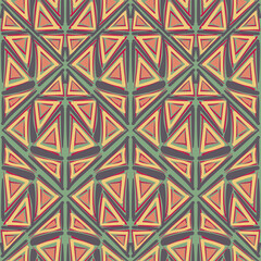 Geometric color seamless pattern. Recurring background