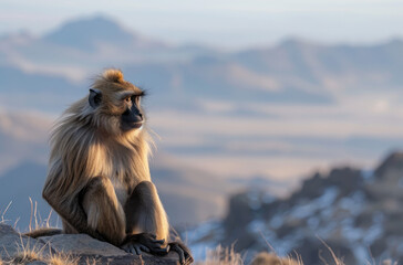 Gelada monkey resource photo from Ethiopia