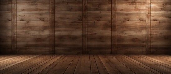 A detailed view of a wooden floor illuminated by a bright light, emphasizing the texture and color variations of the wood