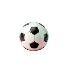 Naklejka premium A soccer ball on a transparent background