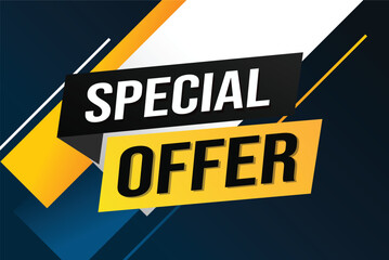 Fototapeta premium Special offer final sale tag. Banner design template for marketing. Special offer promotion or retail. background banner modern graphic design for store shop, online store, website, landing page