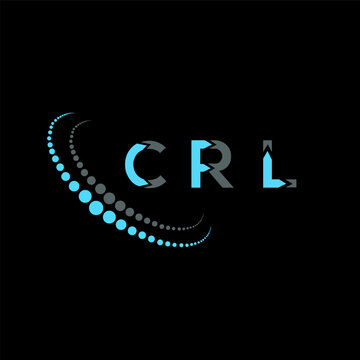 CRL letter logo abstract design. CRL unique design. CRL.
