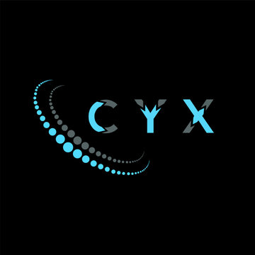 CYX letter logo abstract design. CYX unique design. CYX.