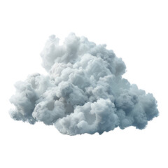 Cloud isolated on transparent background