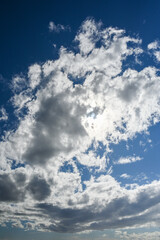 ciel nuage soleil climat environnement carbone ozone  - obrazy, fototapety, plakaty