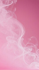 Vertical abstract texture pale pink color background with white smoke. Minimalist style, monochrome