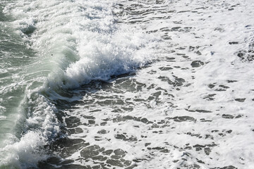 Mer ocean plage Espagne vacances ciel soleil vague ecume