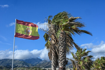 Espagne drapeau Andalousie espagnol