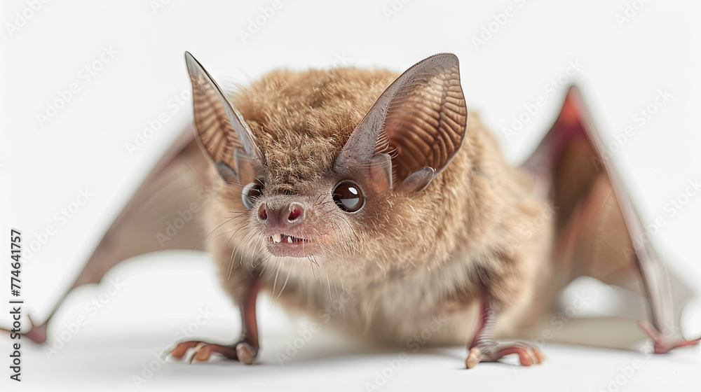 Wall mural vampire bat isolated on the white background