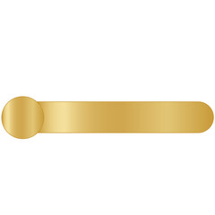 Title Gold Banner Template
