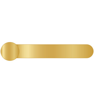 Title Gold Banner Template