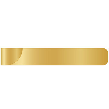 Title Gold Banner Template