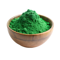 Vibrant green pigment powder