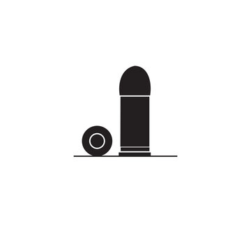 bullet icon, isolated vector graphic icons set on a white background 