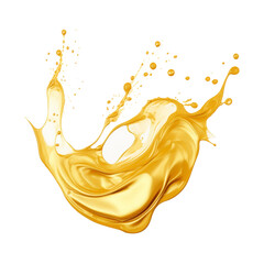 yellow oil splash - obrazy, fototapety, plakaty