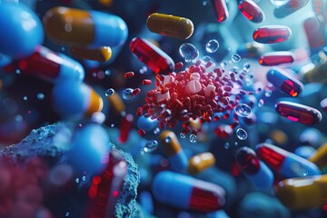 Nanotechnology medicine drug capsules navigating through blood Medicine Microbots: Navigating the Vascular Network