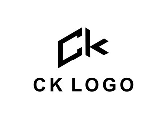 ck logo, design, Vector, illustration, creative icon, template 