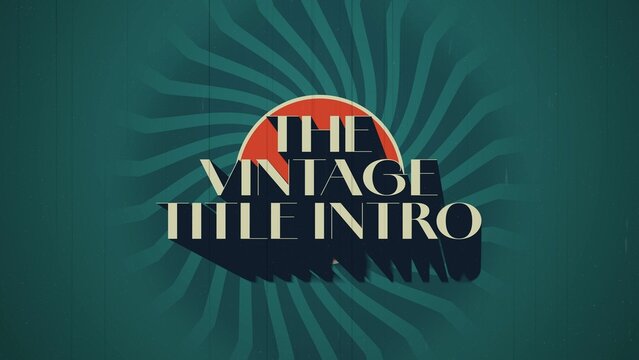 Clean Vintage Commercial Title Intro