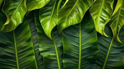 close up ti leaves, green leis or as decorative elements in lei designs. - obrazy, fototapety, plakaty