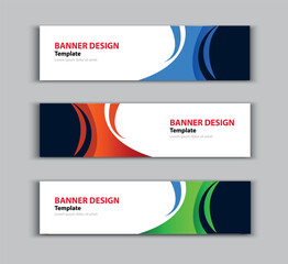 Naklejka premium Vector abstract geometric design banner web template.