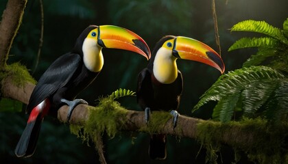 Obraz premium toucan in the zoo