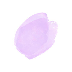 Hand painted watercolor on white background