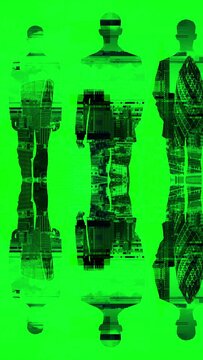 businessmen walking in vertical