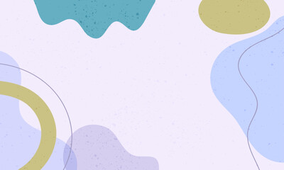 Hand drawn flat design abstract doodle background