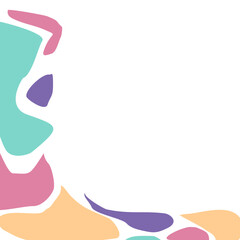 Abstract Splash Corner