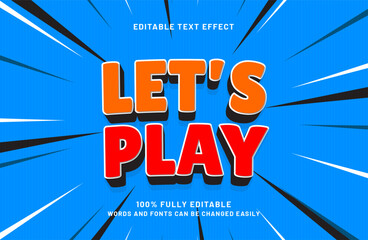 let's play 3d editable text effect
