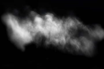 Whispy cloud formation illuminated from above