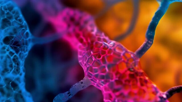 A highly detailed image of a root tip showcasing the intricate web of meristem cells responsible for continuously growing and sustaining . AI generation.