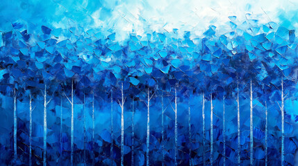 Blue vertically organized background. - obrazy, fototapety, plakaty