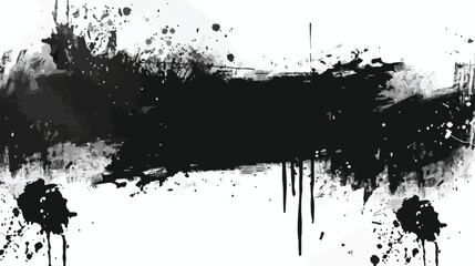 Black and white grunge background flat vector isolated