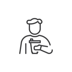 Coffee Tasting line icon