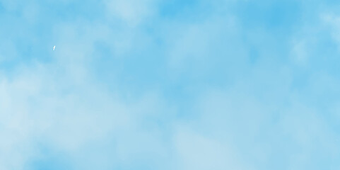 natural cloudy watercolor abstract painting background, Creative vintage light sky blue background with various clouds and fogg, Watercolor stain with hand paint pattern on blue canvas.	