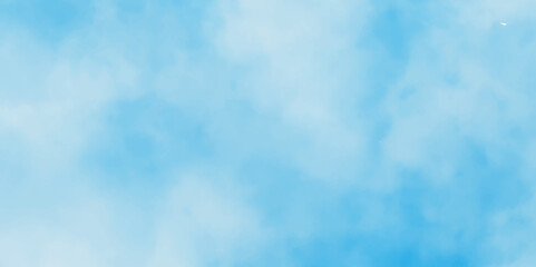 natural cloudy watercolor abstract painting background, Creative vintage light sky blue background with various clouds and fogg, Watercolor stain with hand paint pattern on blue canvas.	