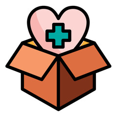 Obraz premium Care Icon