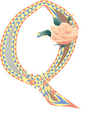 hand holding a rainbow