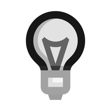 Lightbulb Flat Icon