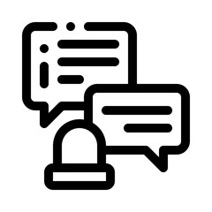 Obraz premium emergency line icon