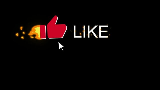 Video platform like and share buttons. like, dislike, comment, share, subscribe and press the bell icon video animation for social media channels. 