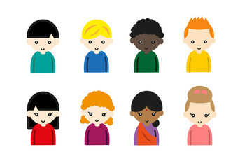 色々な人種の子供たち