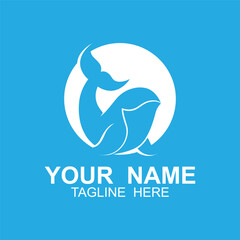 humpback whale logo hipster vintage retro icon vector illustration. this logo suitable for companies engaged in fishing, whale protection