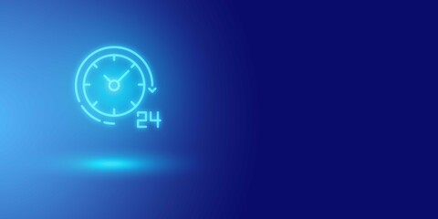 Futuristic technology background, Worldwide nonstop and full-time available contact of service concept. Assistance customer services, delivery, Abstract background, service 24 hours.