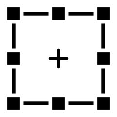Obraz premium bounding box icon